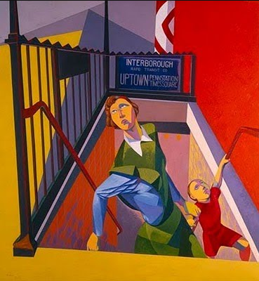 O. Louis Guglielmi, Subway Exit, 1946